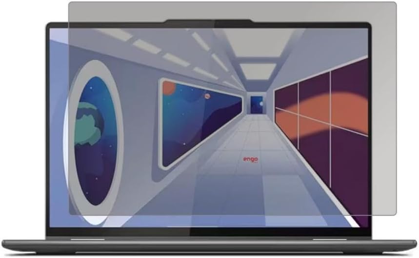 Engo Lenovo Yoga 7 16 inç ile Uyumlu Hayalet Ekran Koruyucu Şeffaf