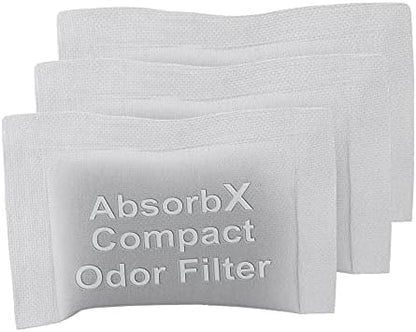 iTouchless 3'lü Paket AbsorbX, Kokuları Emer, Çöp Koku Giderici, Kompakt Filtreler, 4 Gal ve Daha Küçük Çöp Kovaları için