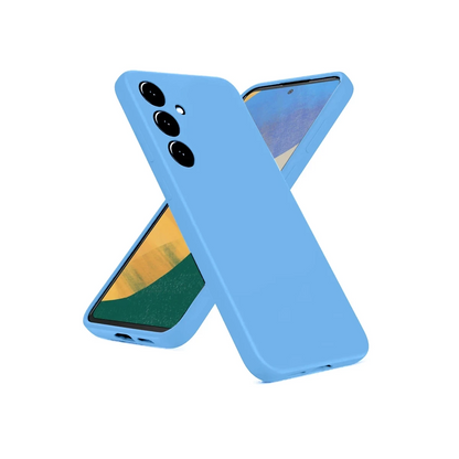 Samsung Galaxy A36 Kılıf Nano içi Kadife Silikon - Mavi