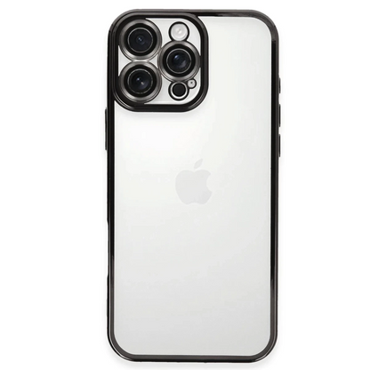 Apple iPhone 16 Pro Kılıf Razer Lensli Silikon - Siyah
