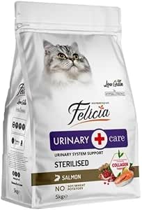 Felicia 5 Kg Kolajenli Somonlu Az Tahıllı Kısırlaştırılmış Kedi Maması Hypoallergenic Kedi Maması