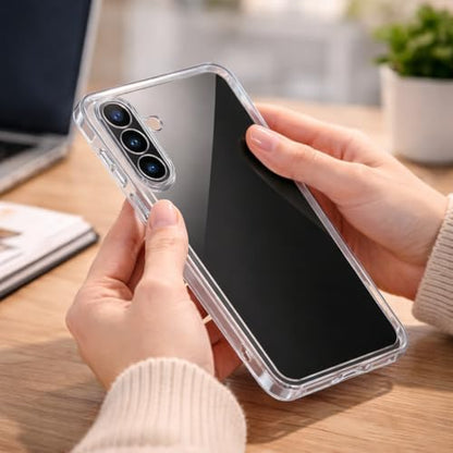 Galaxy A36 - A56 Uyumlu Kılıf Şeffaf Kamera Korumalı 3D
