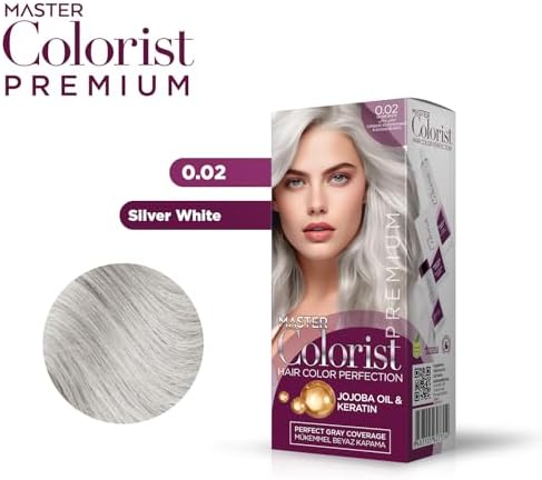 Premıum Yarı Kit Set Saç Boyası 0.02 Silver