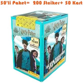 Panini Harry Potter Hogwarts'ta 1 Yıl Sticker Seti 50'li Paket (200 Sticker + 50 Kart) Koleksiyonculara Özel Oyuncak