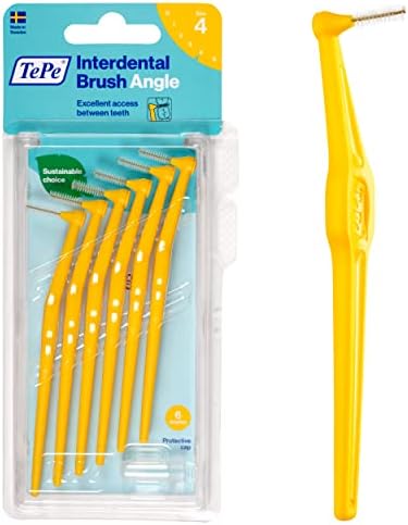 Angle Saplı Arayüz Fırçası, Sarı, 0.7mm