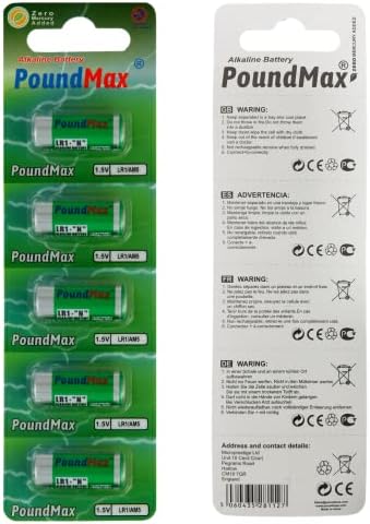 PoundMax 5 adet 910A (LR1) 1.5V Alkalin Pil