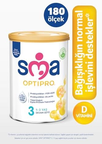 SMA Optipro 3 Devam Sütü (1-3 Yaş, 800 g)