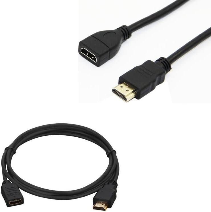 Erkek Di̇şi̇ Gold Uçlu 50 Cm Uzatma Hdmi Kablo (Mi̇ni̇ Hd Rec. İçi̇n)