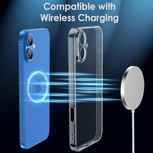 iPhone 16 Plus Şeffaf Kılıf, Kamera Korumalı Şeffaf Silikon Kılıf, Kamera Koruyuculu iPhone 16 Plus Transparent Kılıf