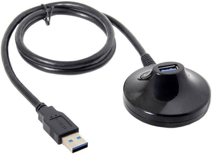 5552 1 Metre Usb 3.0 Standlı Dişi Erkek Uzatma Kablosu 1 Metre USB 3.0 erkek dişi uzatma dock standlı istasyonlu kablo