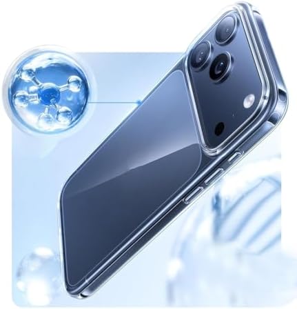 iPhone 17 Pro Max İle Uyumlu Kılıf Crystal Clear İnce Hissiyat Sararma Yapmayan Slot ve Logo Gösteren Tuşlara Rahat Erişim, Sert Plastik Şeffaf İphone 17 Pro Max İle Uyumlu Kılıf
