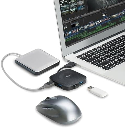UH400, 5Gbps Transfer Hızlı Tak ve kullan 4-Port USB 3.0 Hub