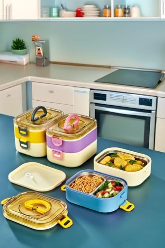 Yeni Nesil Sefer Tası Lunch Box Beslenmez Kabı Paslanmaz Çelik 1300 ml