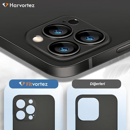 iPhone 16 Pro Kılıf 6.3" ile Uyumlu, Ultra İnce Cep Telefon Kılıfı, Kamera Bölge Koruyucu, Ekstra Tuş Takımı, TPU Malzeme BPA İçermez, Kolay Temizlenebilir Phone Case - Beyaz