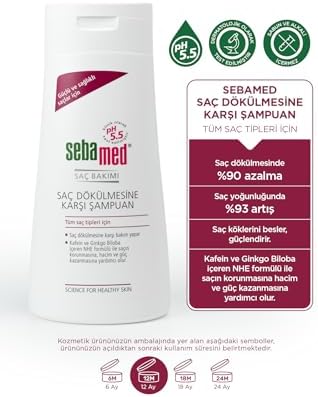 Saç Dökülmesine Karşı Güçlendirici Etkili Kafein ve Biloba İçerikli Şampuan 400 ml