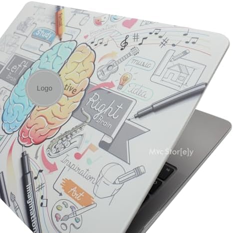 MacBook Air Kılıf 13 inç – A1369 A1466 ile Uyumlu 2010-2017 Eski USB Girişli Model | Brain Beyin Desenli Sert Koruma Kapak | İnce, Hafif, İz Bırakmayan Çizilmeye Dayanıklı Tasarım Beyaz