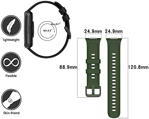 Watch Fit 2 ile uyumlu Saat Kayışı Ent Kaliteli Watch Fit 2 ile uyumlu Spor Saat Kontrast Renkli Lagniappe Silikon Kordon