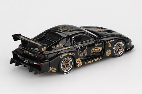 Sunrich MGT01101-R MINI GT 1/64 Mazda RX-7LB-Süper Siluet FD-NILES (Sağ Saplı) Bitmiş Ürün
