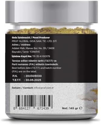Pruf Ras-el Hanut Çeşnisi/Ras-el Hanout Seasoning 145 Gr. Sağlıklı Cam Kavanoz