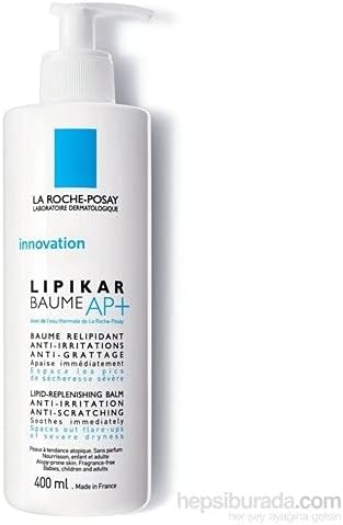 La Roche-Posay Roche Lipikar Baume AP+ Plus 400 Ml- Bebek,Çocuk Ve Yetişkinlerde Çok Kuru Ve Atopiye Eğilimli Ciltler İçin Vücut Balsamı