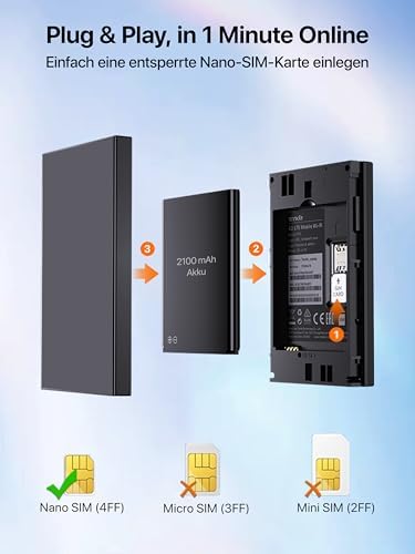 Tenda MF6 4G LTE MOBİLE WİFİ 6 ROUTER (Sim Kart Takılabilir)