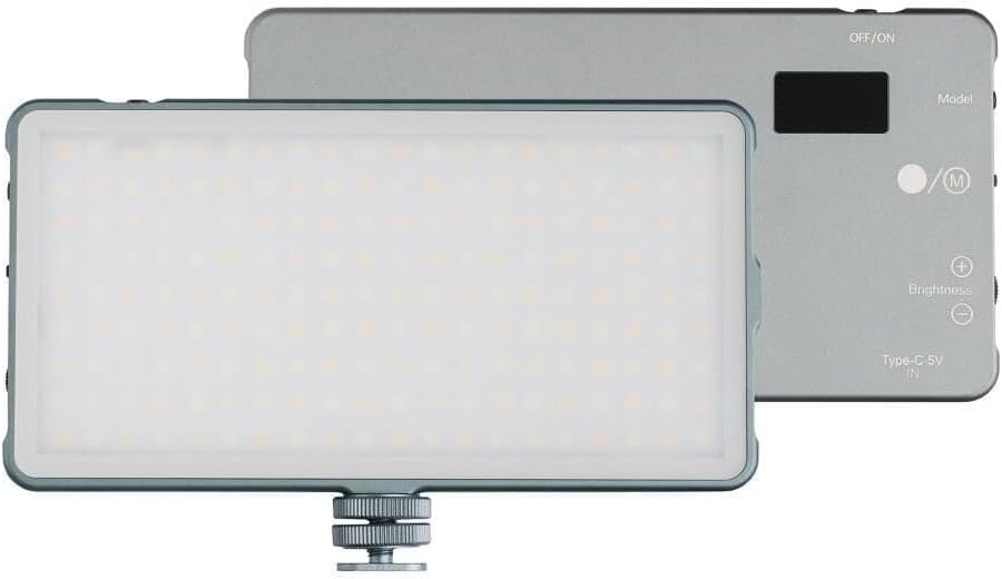 Sanger PRO-S180 V2 Bi-Color LED Video Işığı, 5500K, YouTuber ve Kamera için Sürekli Işık
