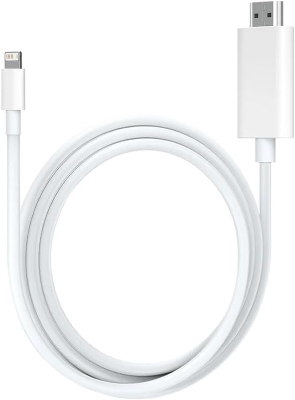 lightning uyumlu to hdmi ios uyumlu to hdmi iphone uyumlu HD HDMİ KABLO 4K ULTRA HD HDMI KABLO TAK ÇALIŞTIR 2 METRE (HB-17)