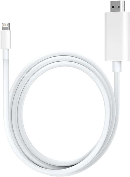lightning uyumlu to hdmi ios uyumlu to hdmi iphone uyumlu HD HDMİ KABLO 4K ULTRA HD HDMI KABLO TAK ÇALIŞTIR 2 METRE (HB-17)
