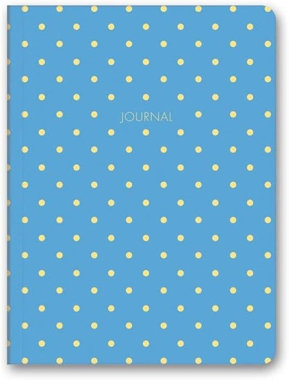 Puantiyeli Mini Defter Çizgili Mavi 14x20 cm