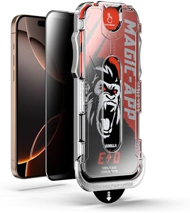 X-Gorilla iPhone 12/12 Pro Hayalet Ekran Koruyucu | Gizlilik Filtreli & 9H Kırılmaz | Tam Kaplama Tozsuz Uygulama