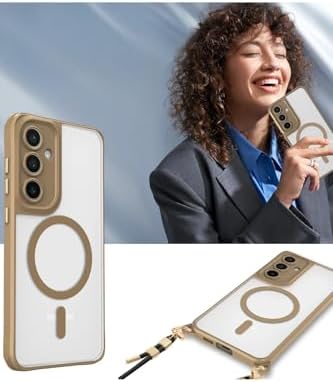 Manyetik Magsafe Destekli Askı Aparatlı Darbe Emici Kılıf Lacivert Galaxy A35 ile uyumlu