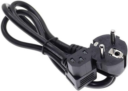 C13 Power Kablo - 90 Derece L Uç - Dik Açılı - Standart Power Kablosu - 1.8 mt