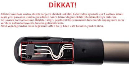 Speedpro Dikey Süpürge Boru Tamir Seti Şarjlı Süpürge ile Uyumlu