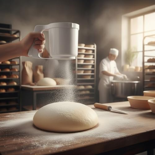 Basmalı Un Eleği 11x10 cm – Tek Elle Kullanım, Paslanmaz Tel Süzgeç, Hamur ve Tatlılar İçin Pratik Elek