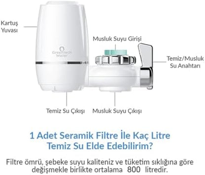 Water Seramik Filtre Musluk Ucu Arıtıcı/GW-D02