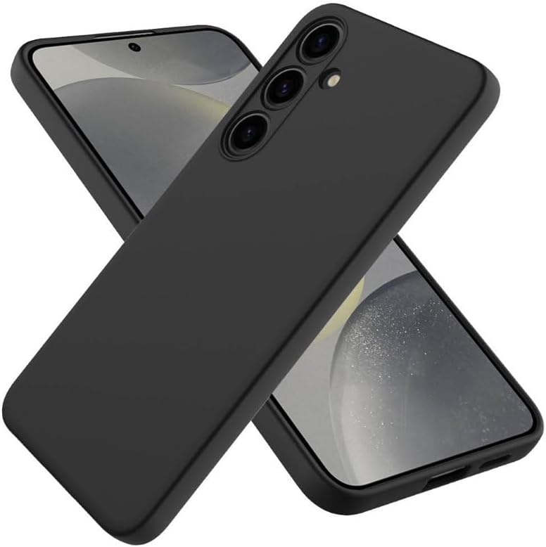 for A35 ile uyumlu darbe emici esnek silikon siyah lansman cep telefonu kılıf (A35)