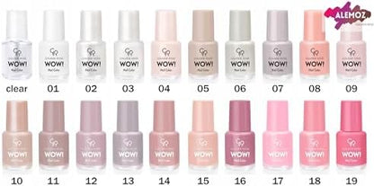 Wow Nail No: 18 - Parlak Bitişli Mini Oje 6 ml