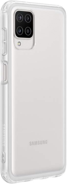Soft Clear Cover A125F Galaxy A12 için - şeffaf