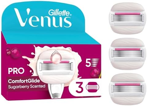 Venus ComfortGlide Sugarberry Kokulu Miami Kadın 3'lü Yedek Bıçak