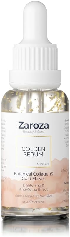 Zaroza Yaşlanma Karşıtı Collagen & Niacinamide & 24k Altın Yapraklı Serum 30 ml