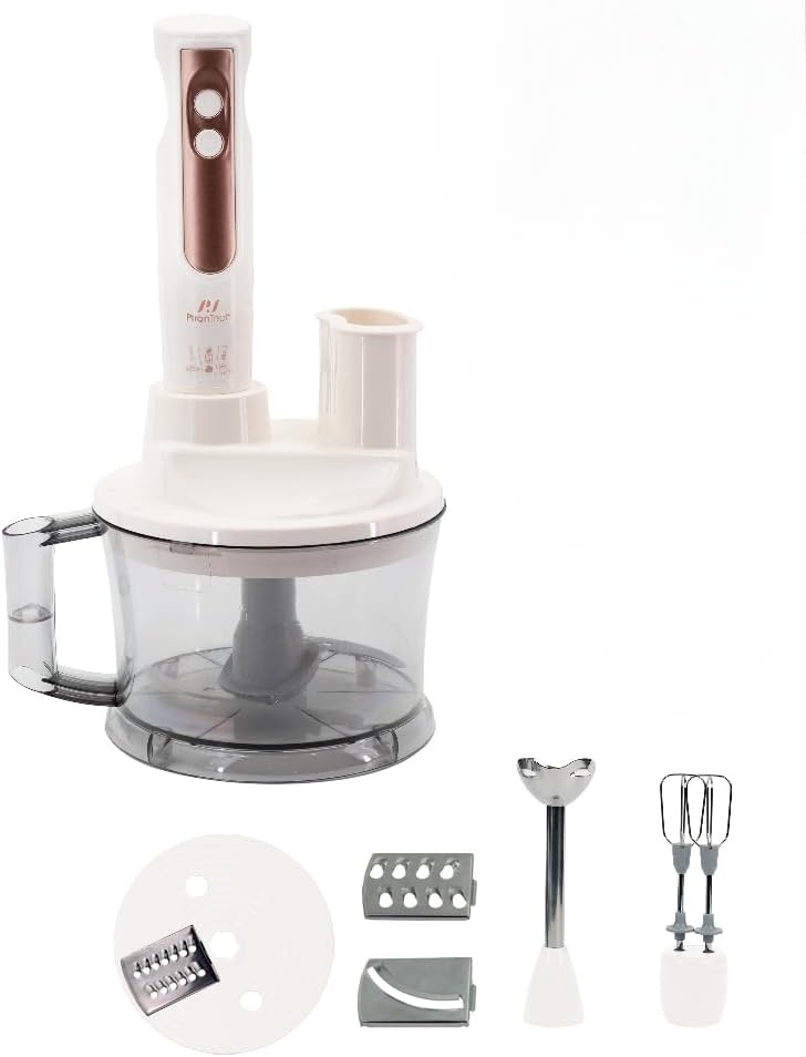 YH-1420 Mutfak Robotu – El Blenderı, Doğrayıcı, Rende ve Çırpıcı Seti