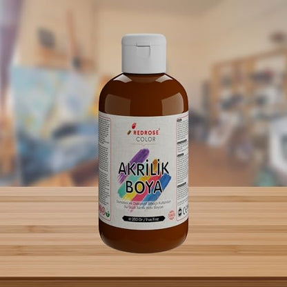 Kahverengi Akrilik Boya 250gr