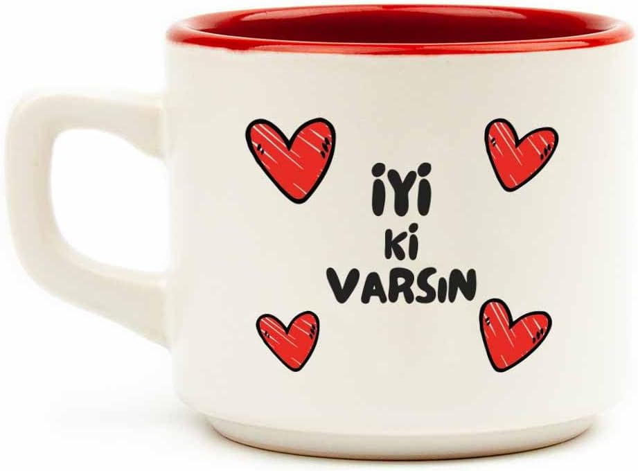 İyi Ki Varsın! Beyaz Venüs Kupa - Hediye Seramik Kupa