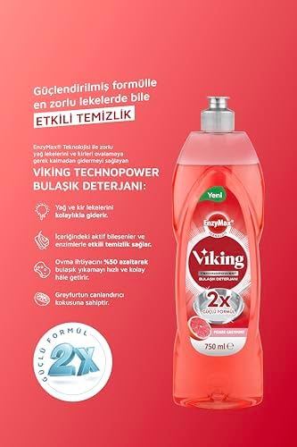 Bulaşık Deterjanı Pembe Greyfurt 750 ml