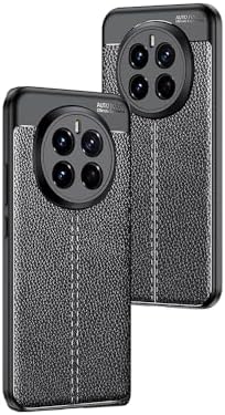 Ehr. Honor Magic 7 Pro Uyumlu Kamera Korumalı Deri Görünümlü Darbe Emici Tam Korumalı Auto Focus Lüks Silikon Kılıf