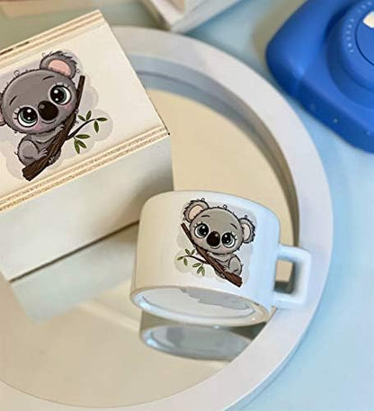 Sevimli Koala Tasarımlı Kutulu Kupa