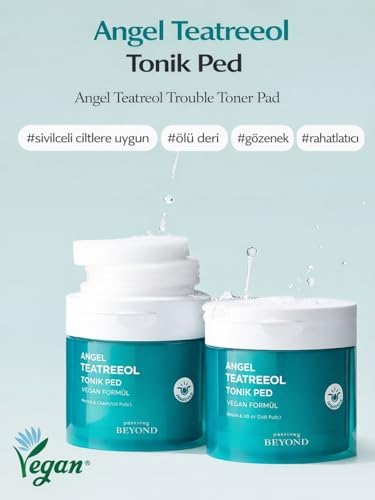 Teatreeol Trouble Toner Pad Tea Tree AHA BHA Akne Karşıtı Tonik Ped 185 ml 130 Ped