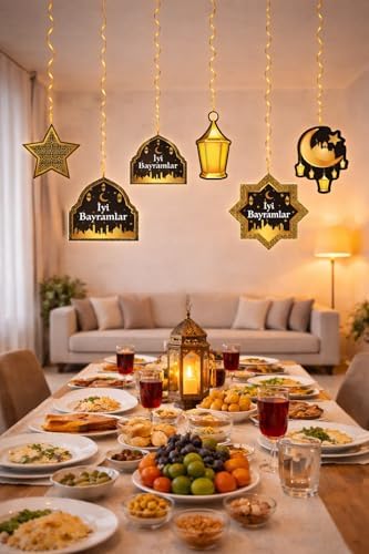 "İyi Bayramalar" Kaligrafi, Ramazan Süsleri, Ramazan Etkinliği, Ramazan Dekorasyon,