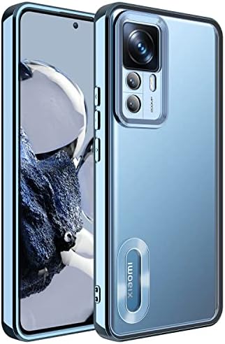 Spia Xiaomi Mi 12T Pro Kılıf Sierra Mavi Disk Kapak Kamera Korumalı Dayanıklı Darbe Karşıtı Koruyucu Yeni Nesil Tasarım (Xiaomi Mi 12T Pro, Sierra Mavi)