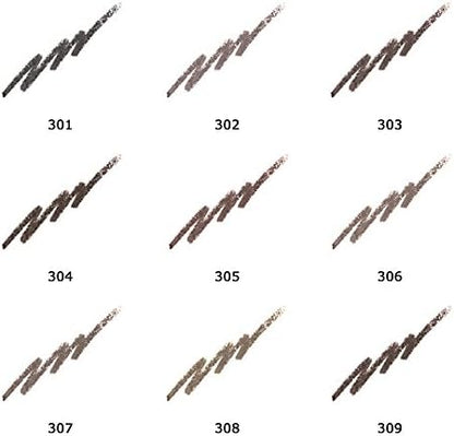 Eyebrow Pencil No: 306 Medium Ash - Şekillendirici Fırçalı Siyah Kaş Kalemi